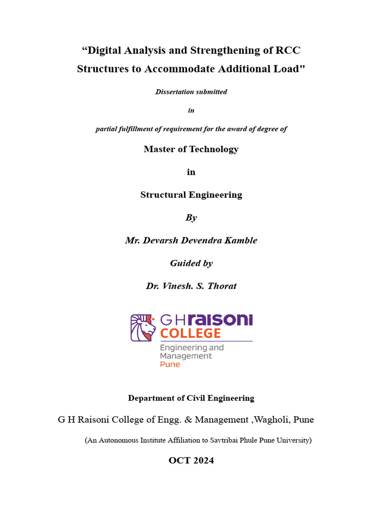 Devarsh Mtech Phase 1 Project Report | PDF | Fibre Reinforced Plastic ...