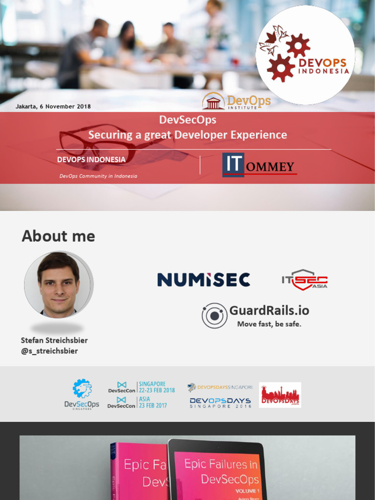Devsecops Securing A Great Developer Experience: Devops Indonesia | PDF ...