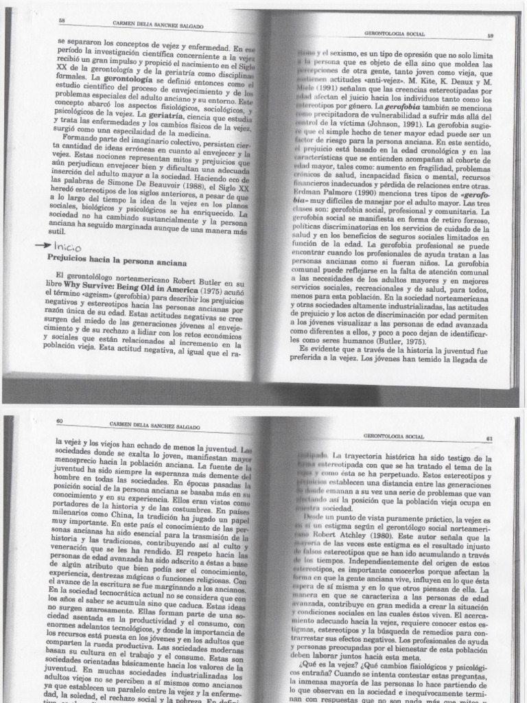 Mitos y realidades de la vejez y gerofobia | PDF | Vejez | Gerontología