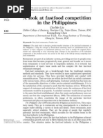 Download A Look at Fastfood Competition in the Philippines by Pamela Fuentes Resurreccion SN84251373 doc pdf