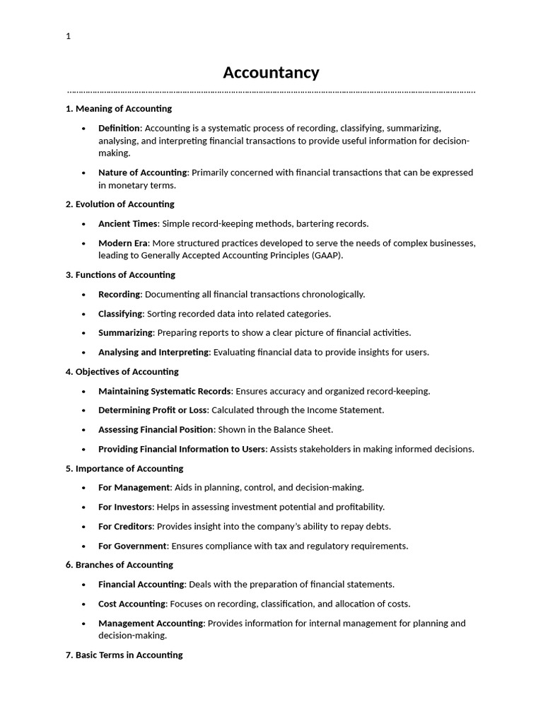 Overview of Accounting Principles | PDF | Debits And Credits | Expense