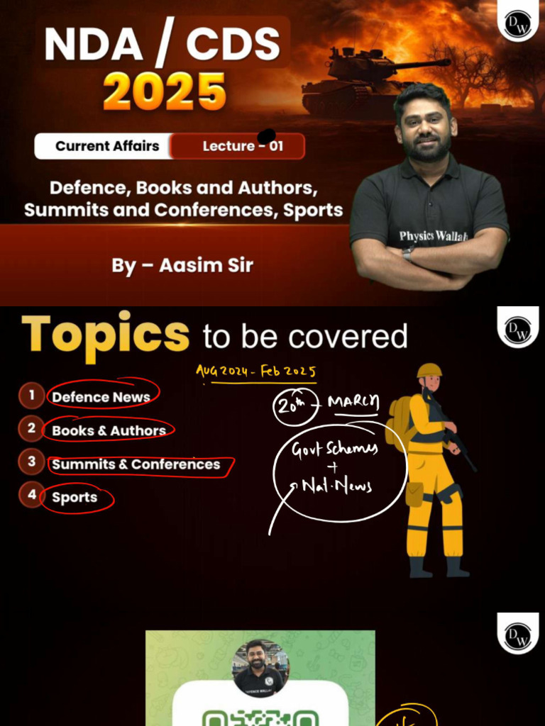 Current Affairs 01 - Class Notes | PDF