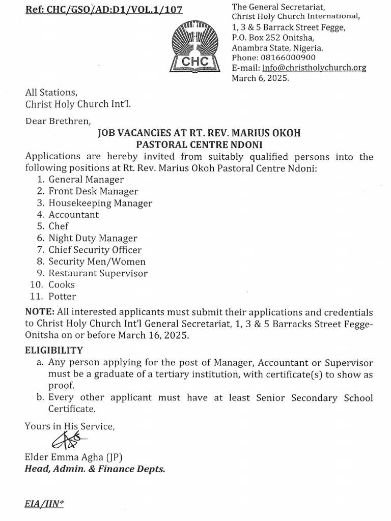 Job Vacancies | PDF