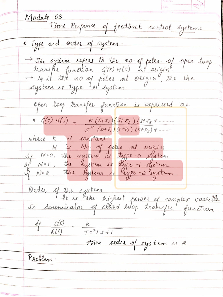 Control Systems M-3 | PDF