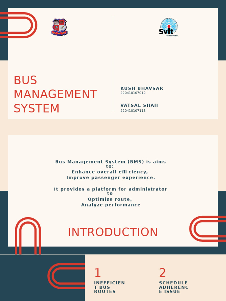 Bus Management System Overview | PDF | Bus | Transport