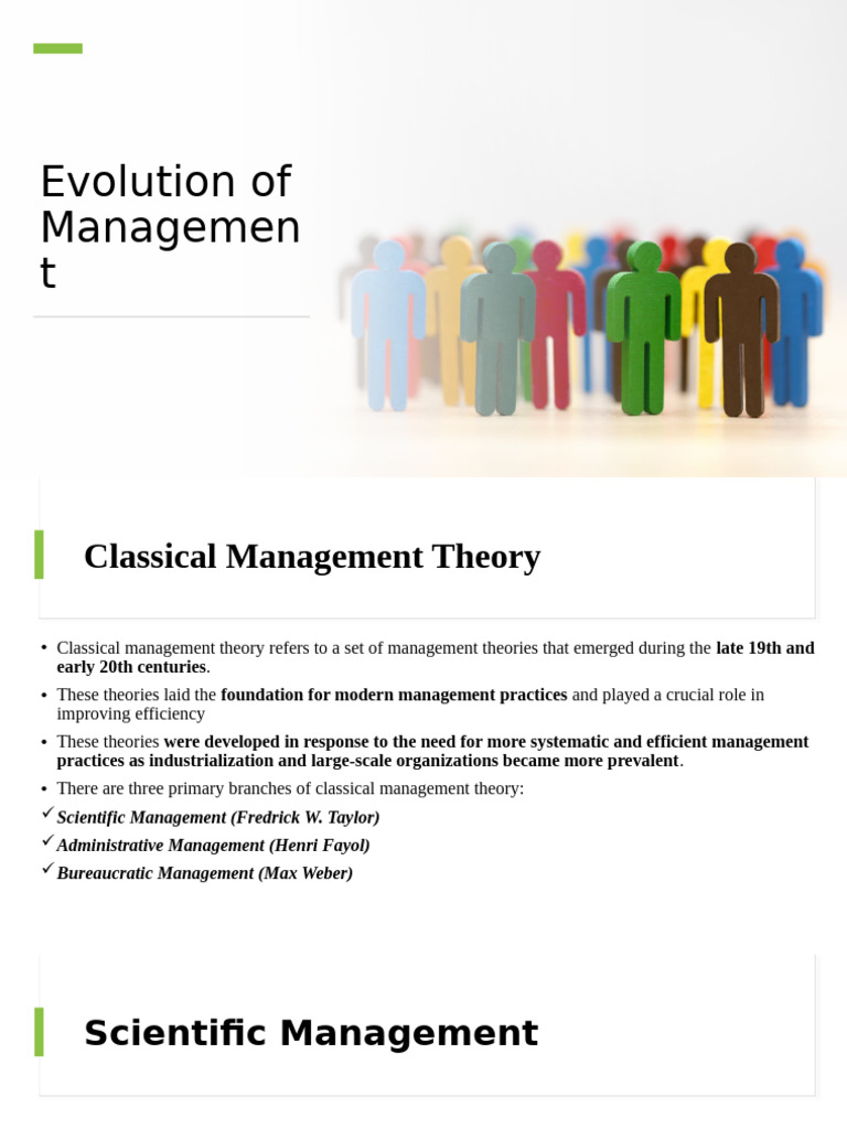 Classical Management Theory Overview | PDF | Bureaucracy | System