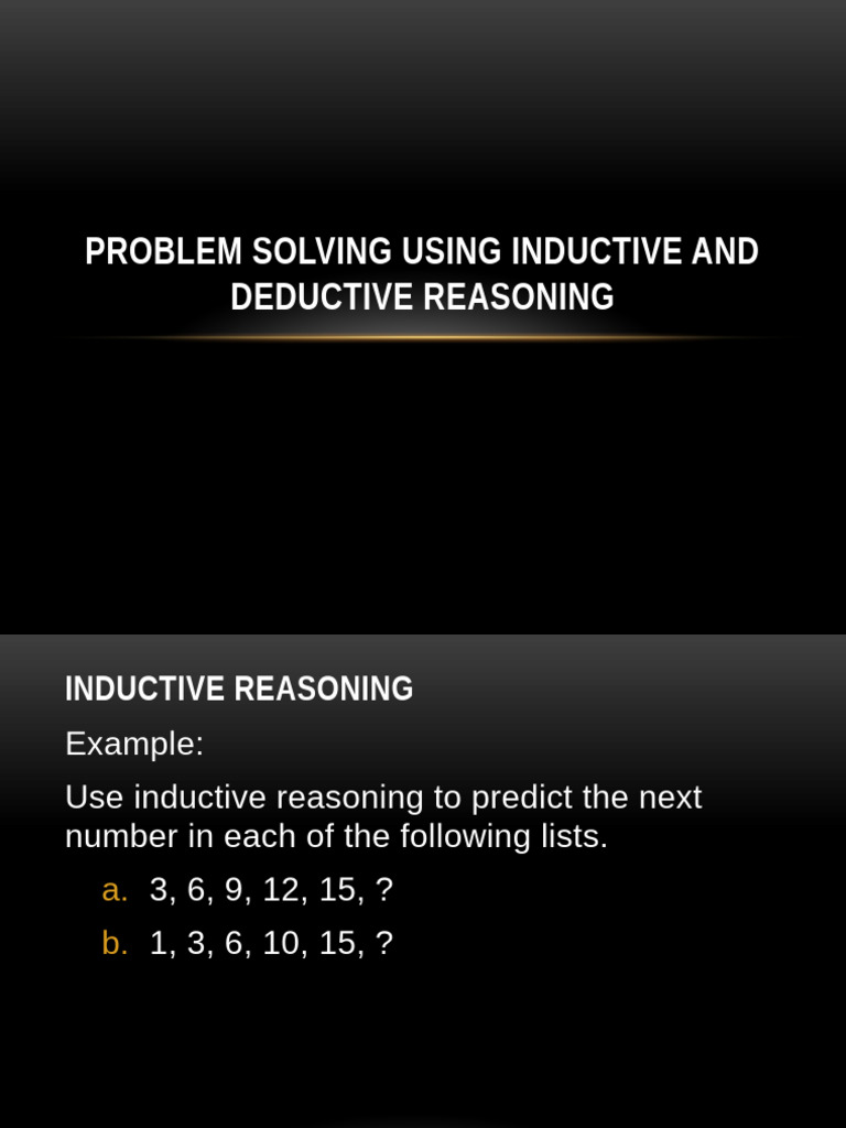 Problem Solving with Reasoning Techniques | PDF | Mathematics | Cognition