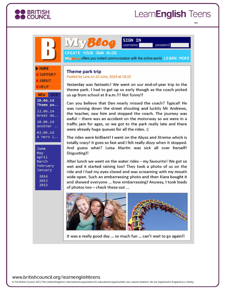 Blog Writing Skills Practice Guide | PDF