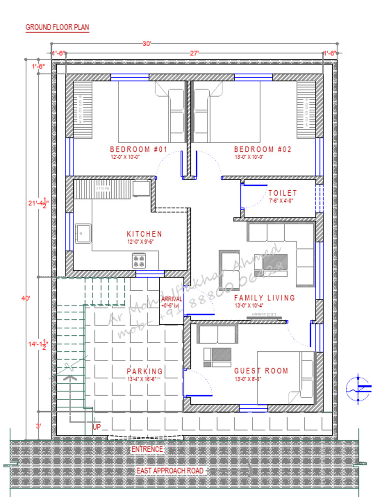 Ground Floor Plan Dimensions and Layout | PDF