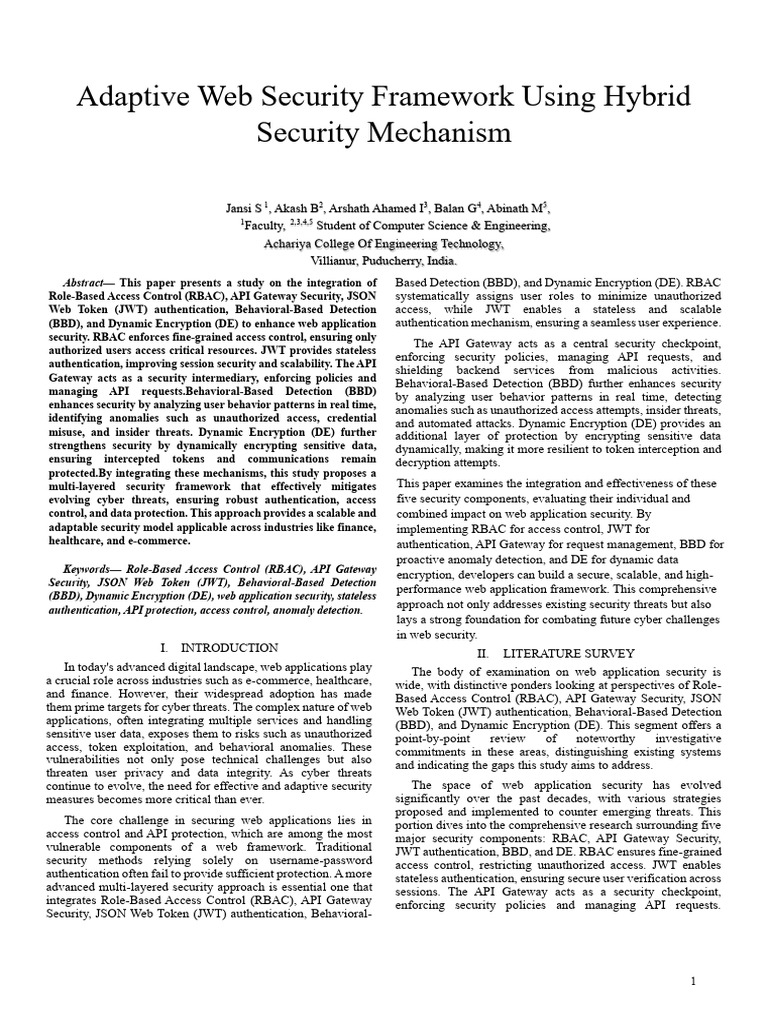 Survey 5 2 25 | PDF | Security | Computer Security