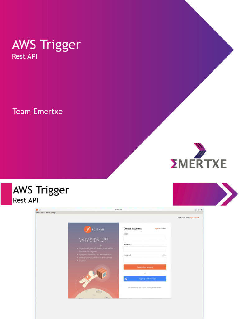 AWS Trigger REST API Overview | PDF