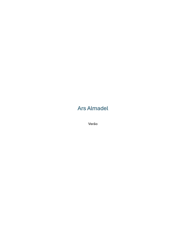 Almadel - Verão_250323_034200 | PDF | Anjo | Deus
