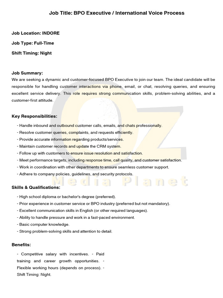 Bpo JD | PDF