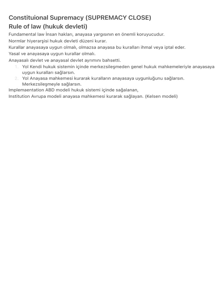 Constituional Supremacy (SUPREMACY CLOSE) | PDF