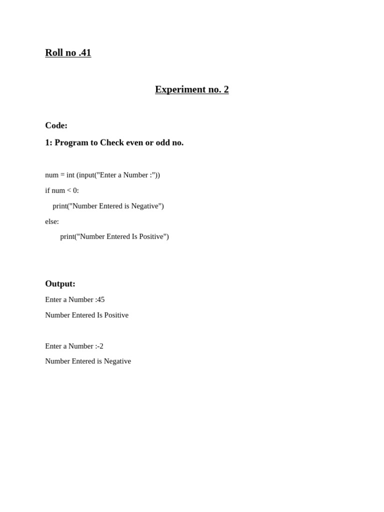 Python Programs for Basic Number Checks | PDF