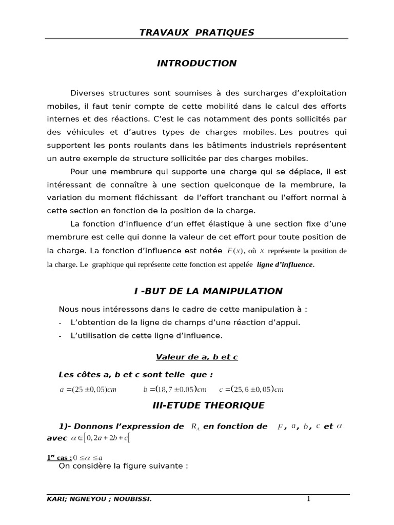 Manip 2 | PDF | Flexion (matériau) | Phénomène physique
