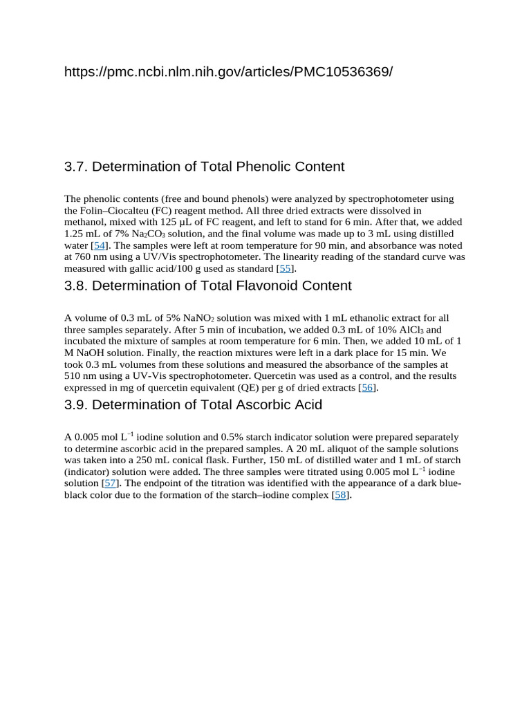TPC and TFC Analysis Methods | PDF