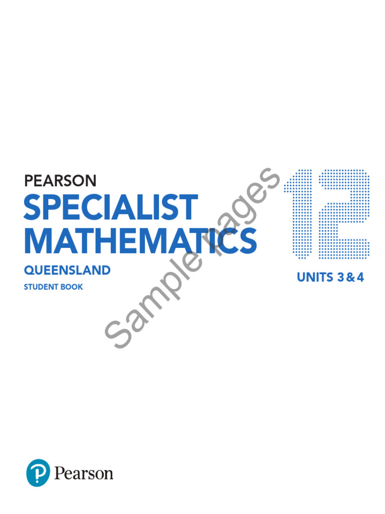Queensland Specialist Maths 12 Guide | PDF | Vector Space | Integral