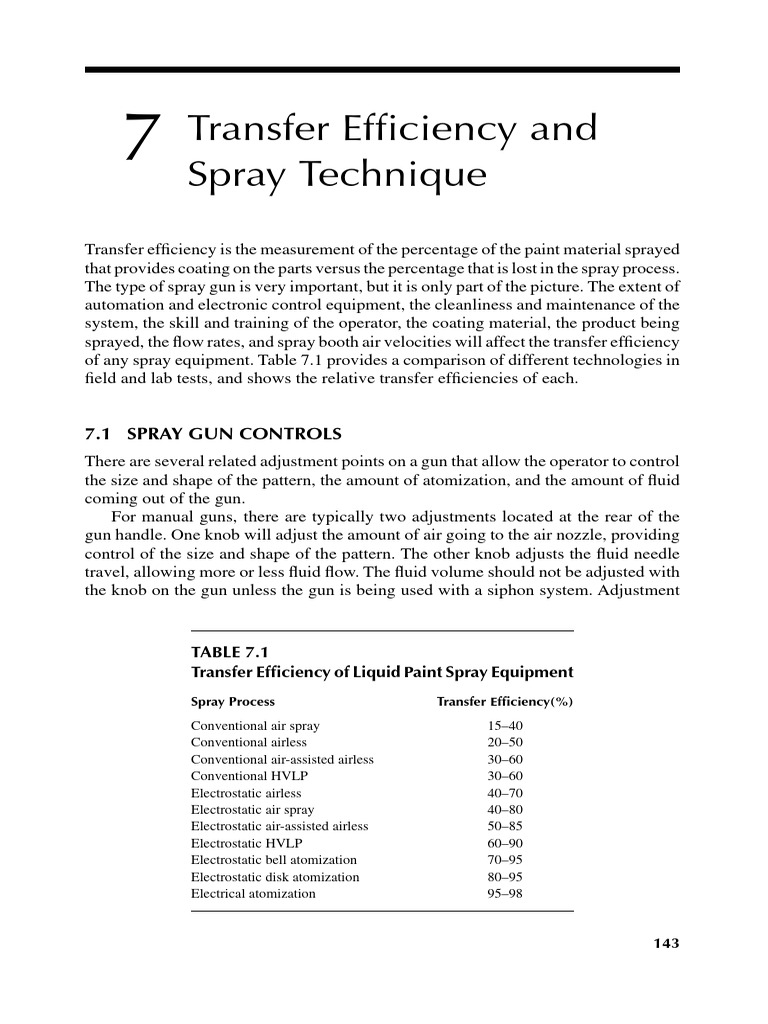 Maximizing Paint Transfer Efficiency | PDF | Continuum Mechanics | Gases