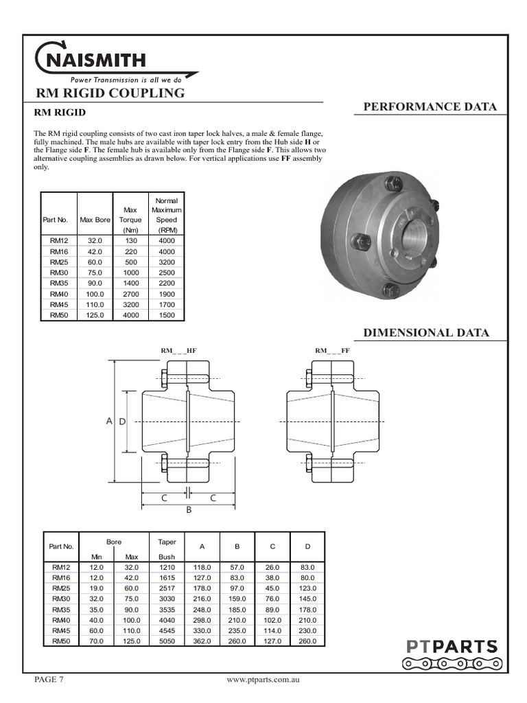 RM Rigid Coupling Catalog PDF | PDF