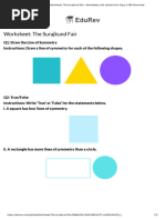 Class 4 Shapes Around Us Worksheet | PDF
