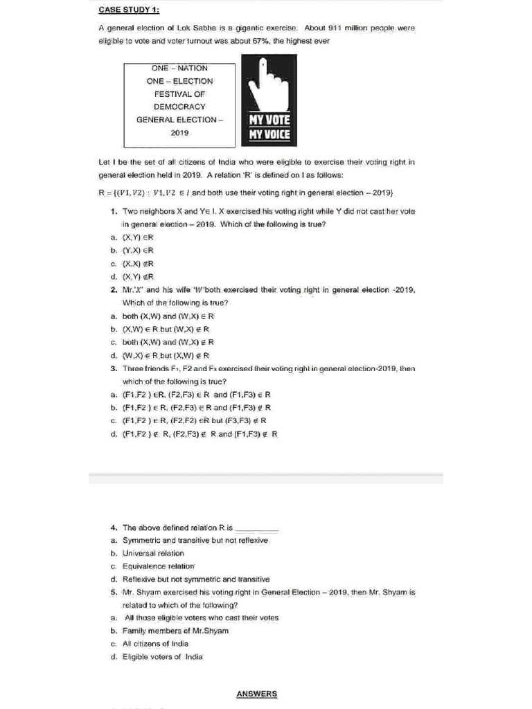 Case Based Questions. | PDF