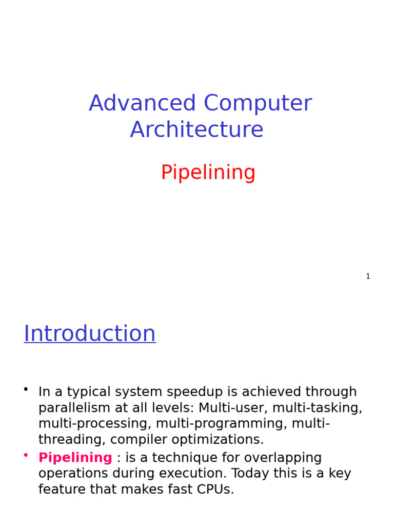 Understanding Pipelining in CPUs | PDF | Parallel Computing | Computer ...
