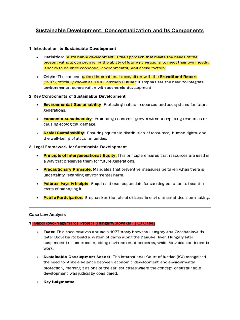 1.5 Sustainable Development | PDF | Sustainability | Sustainable ...