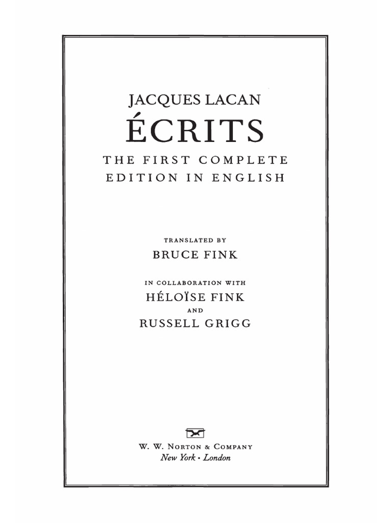 Lacan's Mirror Stage and the I Function | PDF | Psychoanalysis ...
