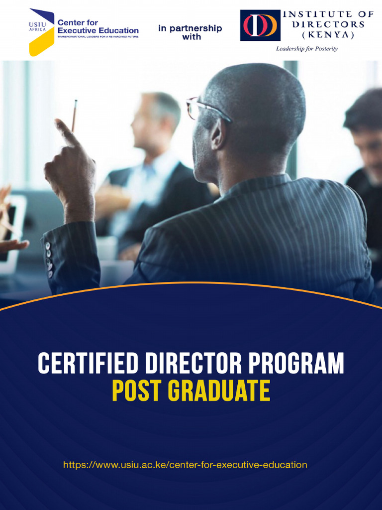 Certified Director Programme Brochur | PDF | Governance