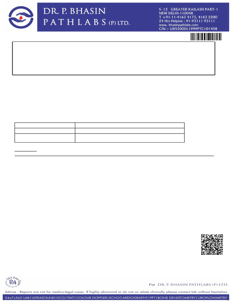 COVID-19 RT-PCR Test Result Report | PDF | Reverse Transcription ...