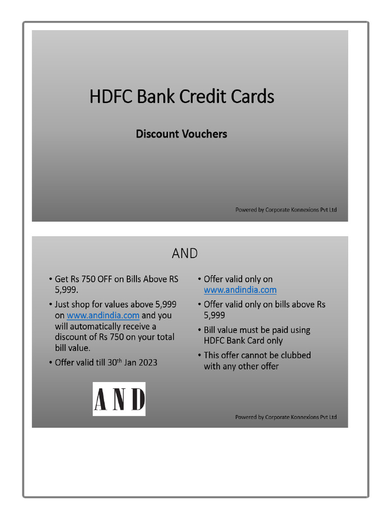 HDFC Color Code Reference Guide | PDF