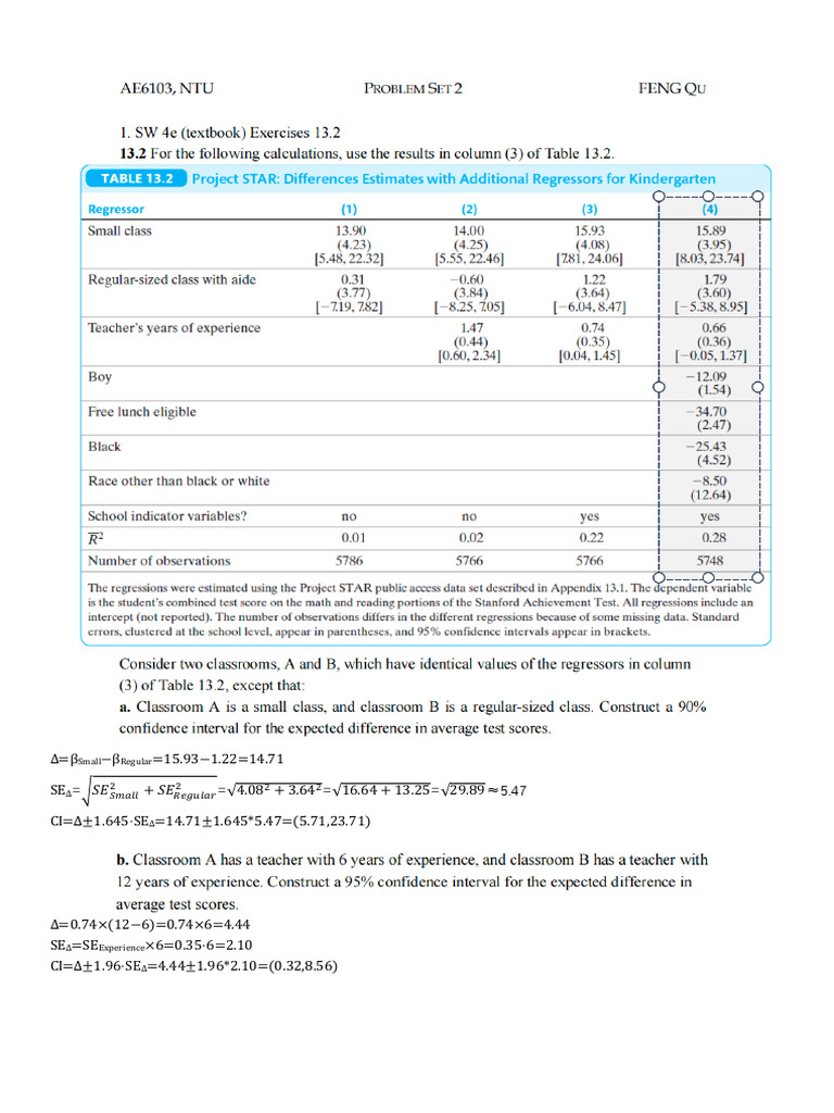 计量week2 | PDF | Statistical Theory | Statistical Analysis