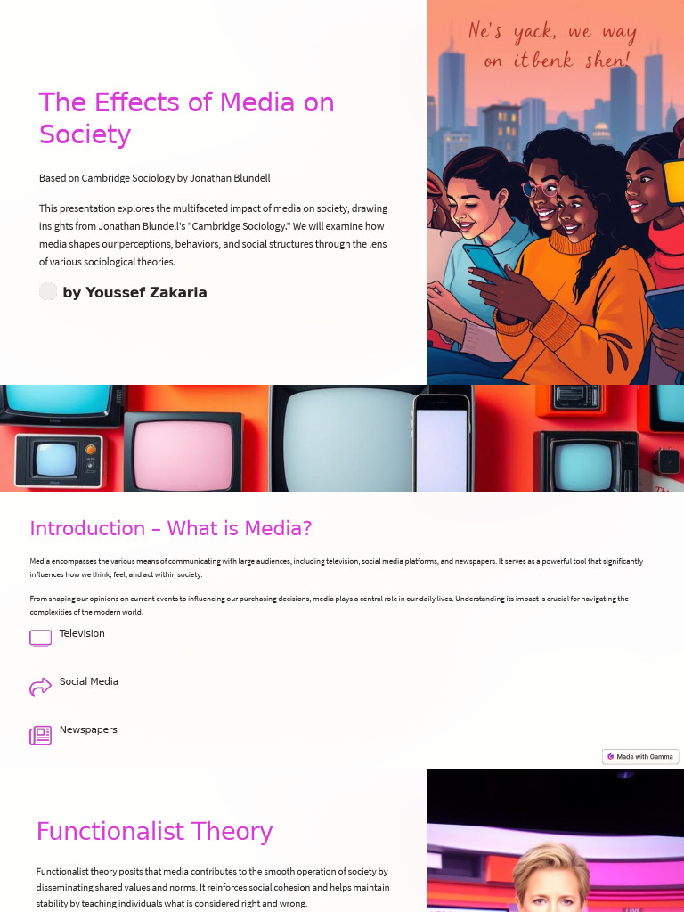 The Effects of Media On Society | PDF | Patriarchy | Gender Role