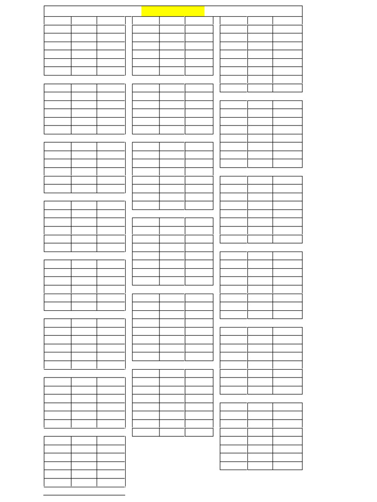 Loan EMI Calculation Table | PDF
