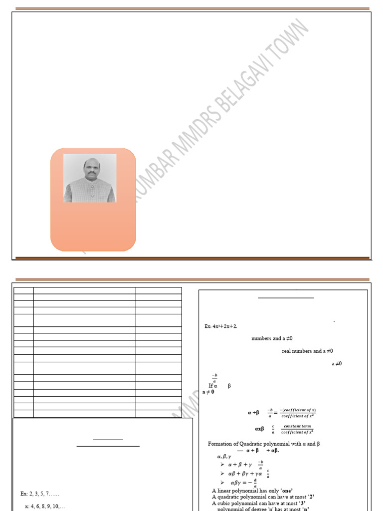 SSLC Mathematics Scoring Guide 2024-25 | PDF | Factorization | Polynomial