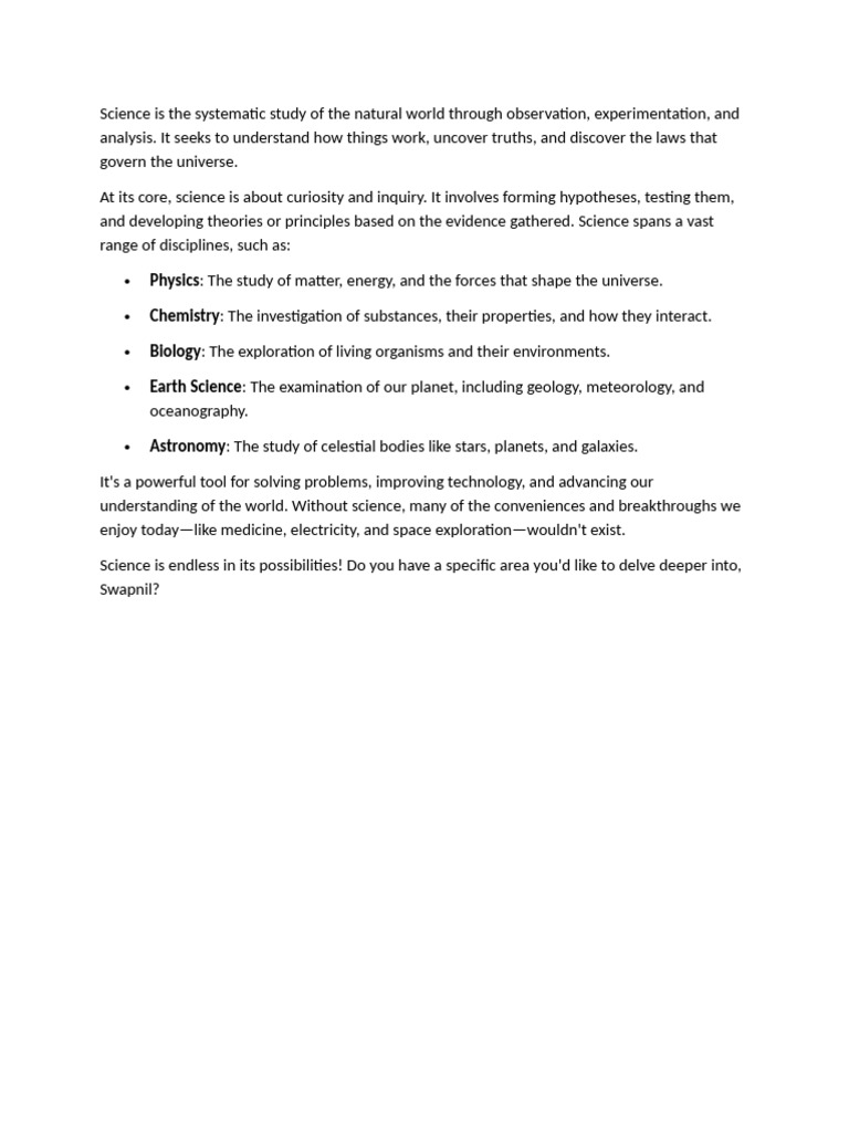 Understanding the Nature of Science | PDF