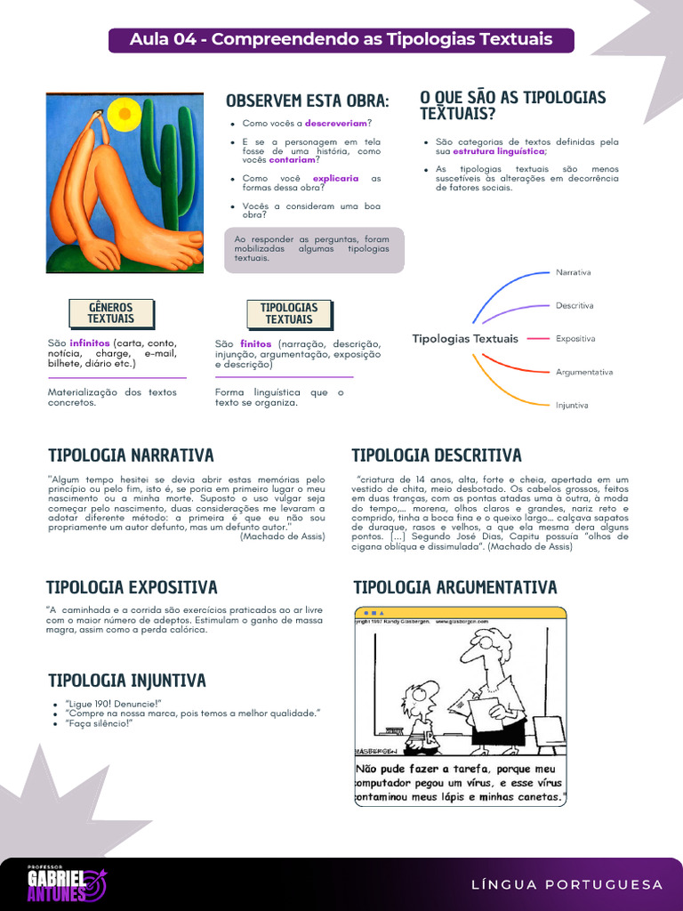 Tipologias Textuais: Definições e Exemplos | PDF