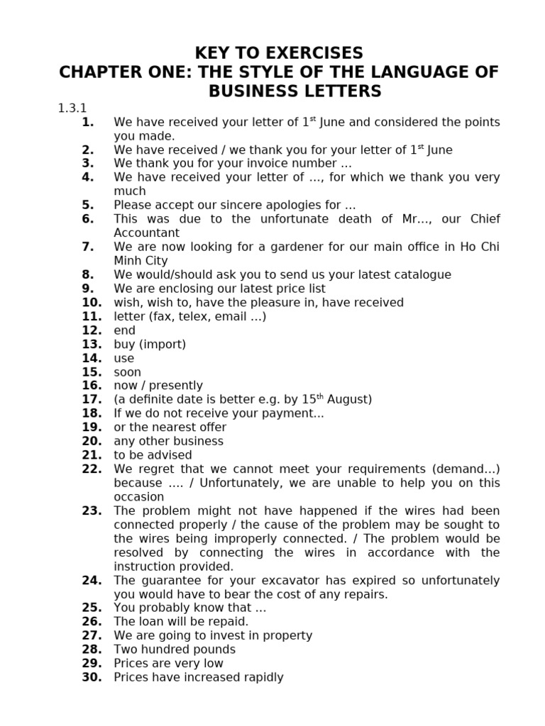 Business Letter Writing Guide | PDF | Embroidery