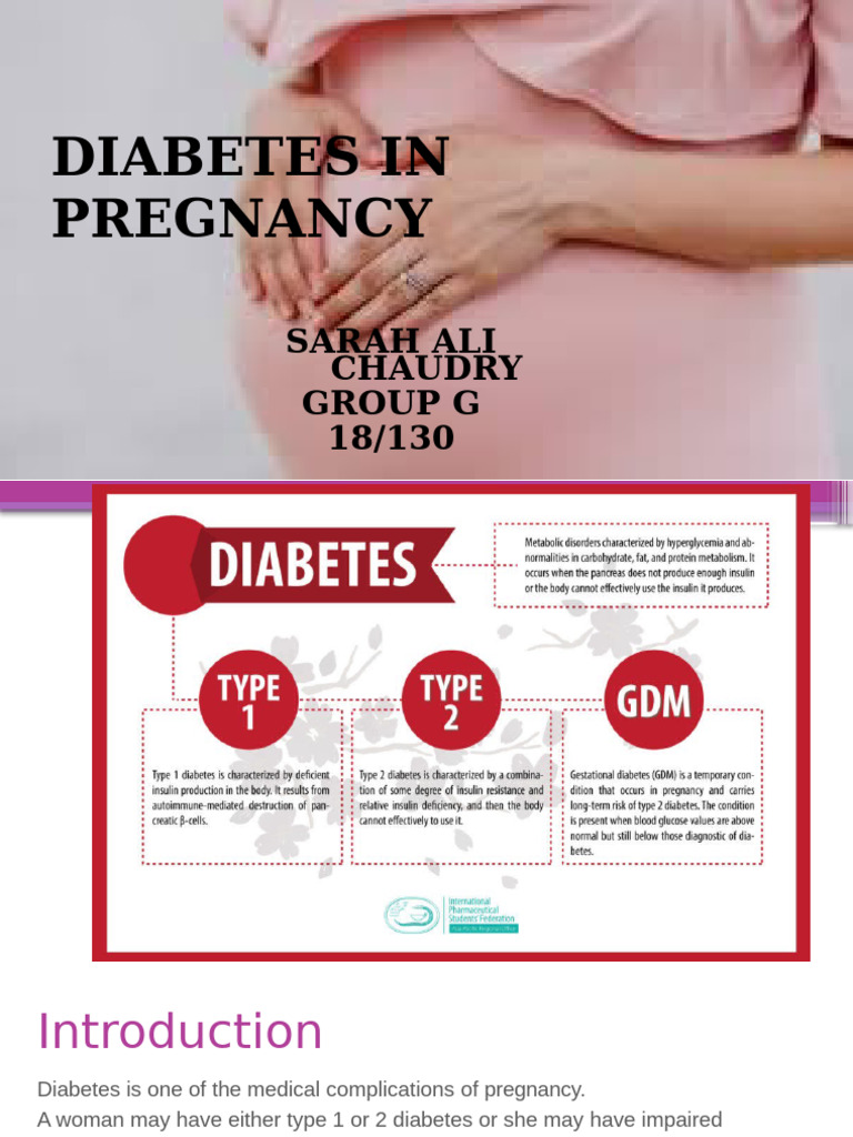 Managing Diabetes in Pregnancy: GDM Guide | PDF | Gestational Diabetes ...