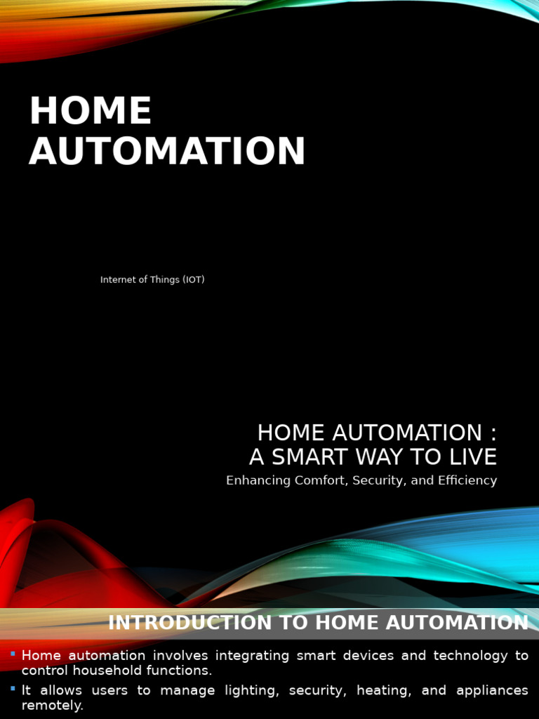 Home Automation | PDF | Home Automation | Internet Of Things