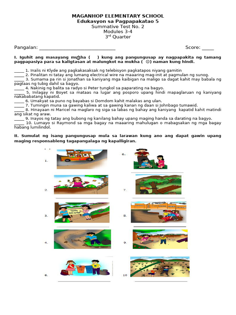 Esp5 ST2 Q3 | PDF