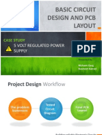 Basic Circuit Design and PCB Layout: 5 Volt Regulated Power Supply