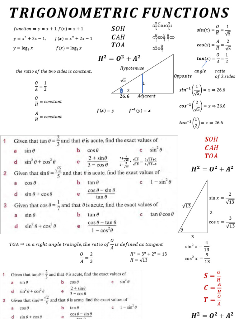 A Math 9.1 Intro to Trigo | PDF