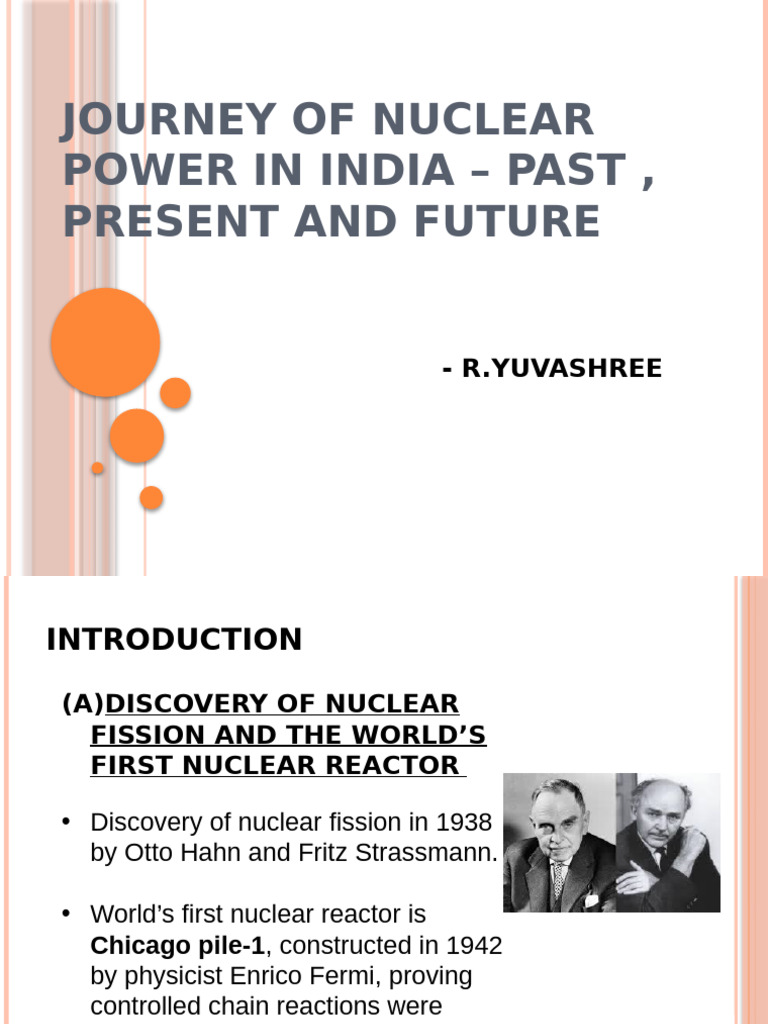 Nuclear Energy Evolution in India | PDF | Nuclear Reactor | Nuclear Power