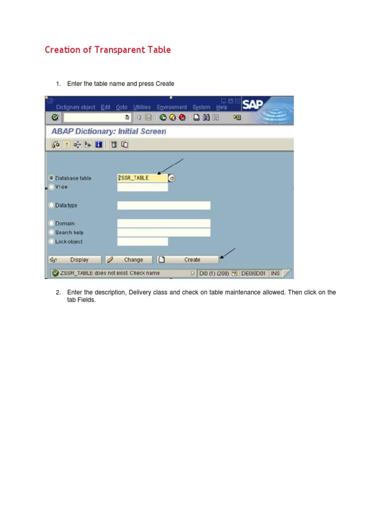 A Must Sap Abap Tutorials Document For Beginners | PDF | Database Index |  Databases