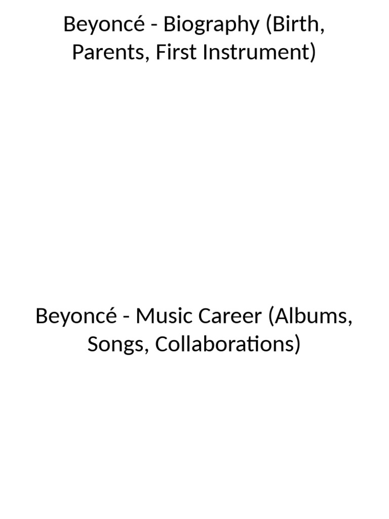 Music Legends: Biographies & Careers | PDF