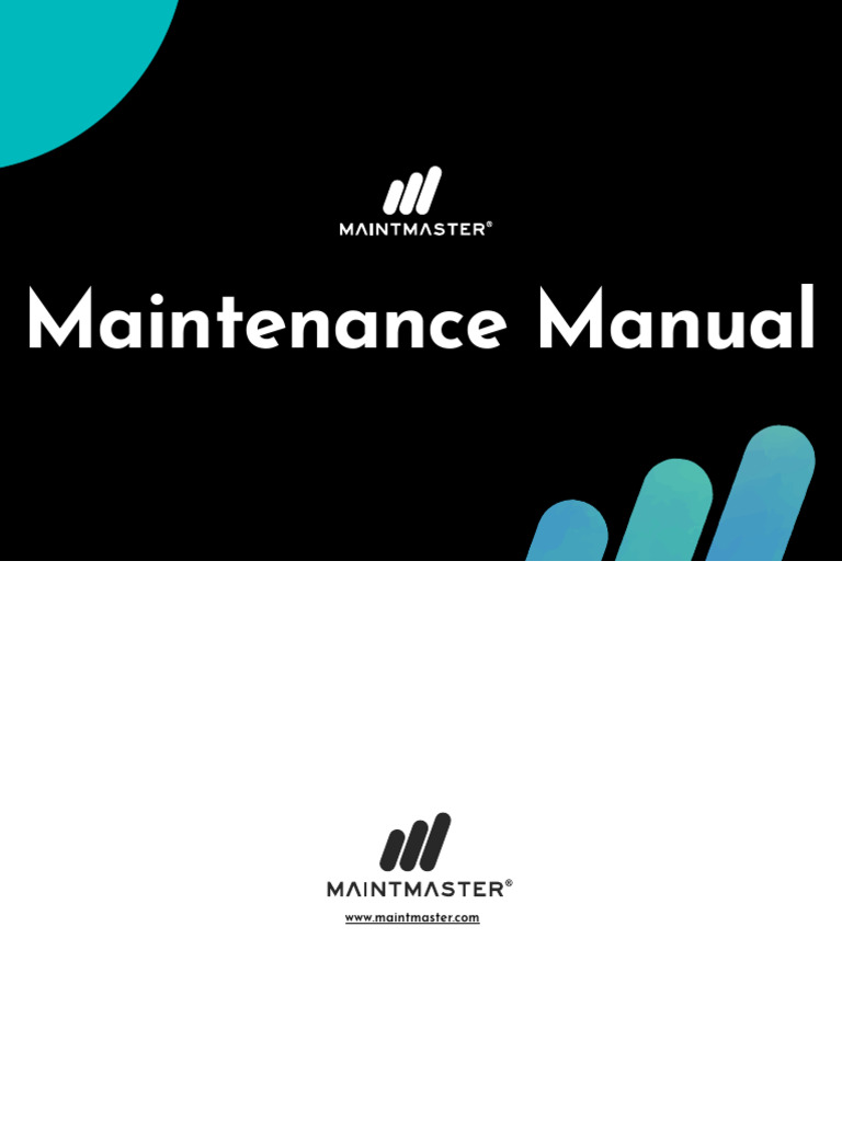Maintenance Manual 2024 EN | PDF | Reliability Engineering