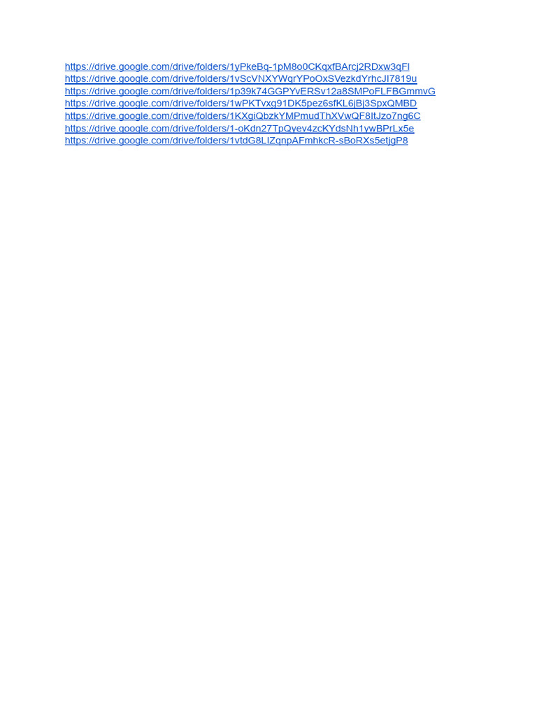 Comprehensive Google Drive Folders Guide | PDF