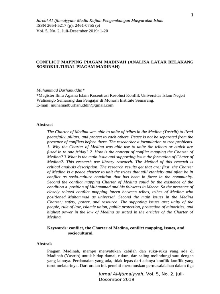 Piagam Madinah | PDF